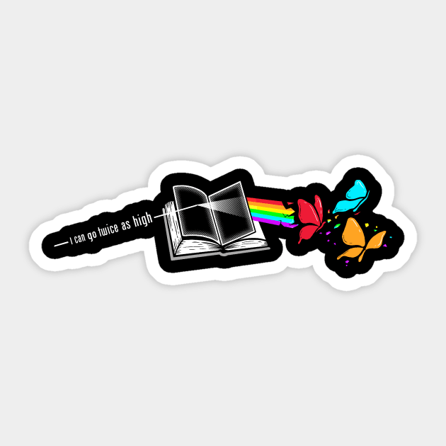 Dark Side of the Reading Rainbow Sticker by Boots